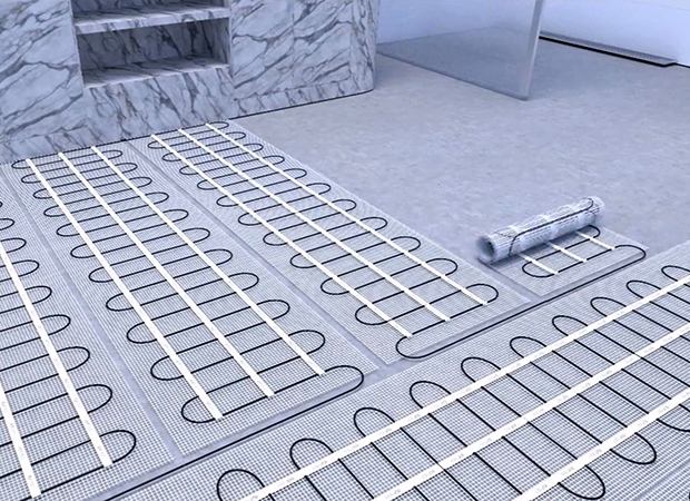 BVF fűtőszőnyeg elektromos padlófűtés